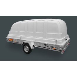 Peräkärry Majava M 8540 J KVJ, 1350 kg, jarrullinen + Jaxal-kuomu