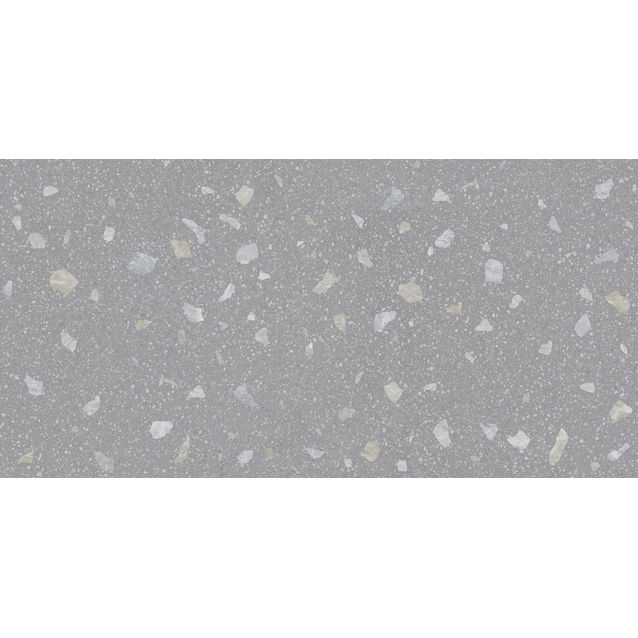 Seinälaatta GoldenTile Joy Terrazzo, 30x60cm, harmaa