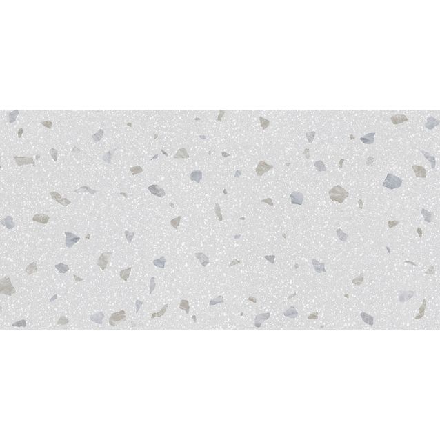 Seinälaatta GoldenTile Joy Terrazzo, 30x60cm, vaaleanharmaa