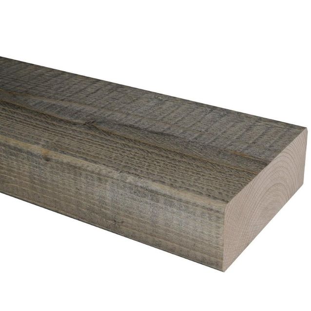 Mitallistettu puutavara C24 JR-Wood, 48x123x5100mm, homesuojattu, musta