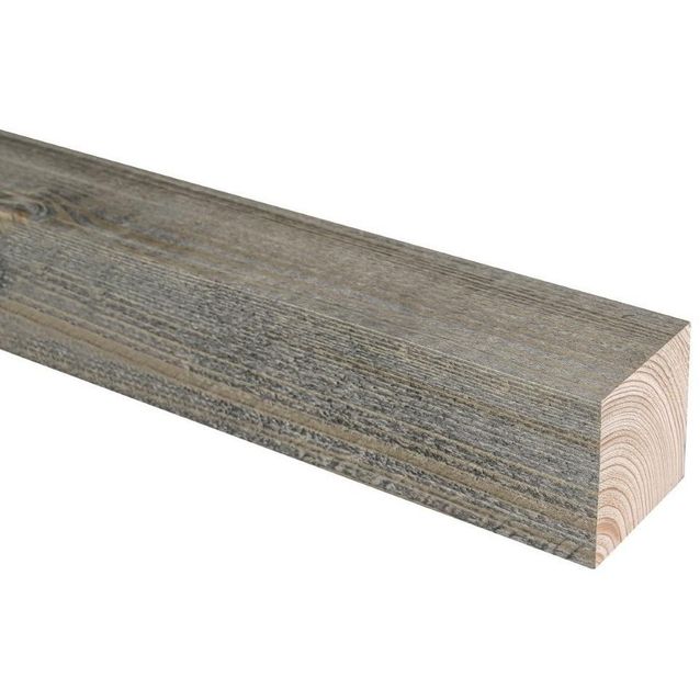 Mitallistettu puutavara JR-Wood, 48x48x5400mm, homesuojattu, musta