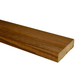 Terassilauta kyllästetty/kestopuu JR-Wood, 28x95x3900mm, uritettu, NTR AB, ruskea