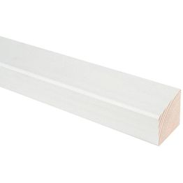 Säleikkörima JR-Wood, 42x42/32x4200mm, pintamaalattu, valkoinen