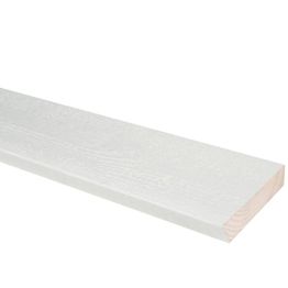 Tippalauta JR-Wood, 20x85/95x4200mm, pintamaalattu, valkoinen