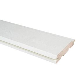 Ulkoverhouspaneeli JR-Wood UTV, 20x120x4800mm, pintamaalattu, valkoinen, ei päätyponttia