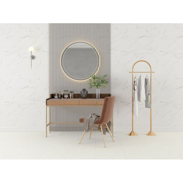 Sisustuslevy Järnvik Decoration SPC Vermor, 4x960x2800mm, valkoinen marmorikuosi