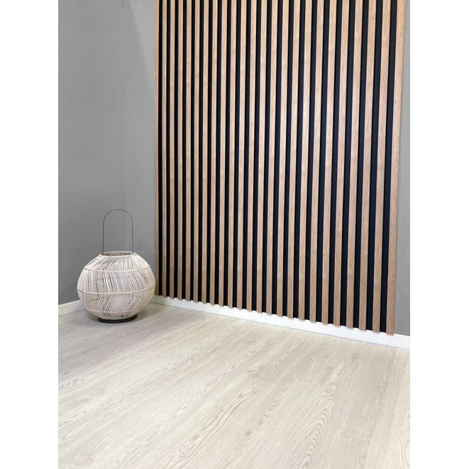 Rimapaneeli Järnvik Decoration Fagus 7401 3D 21x122x2600 mm musta/tammi