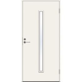 Ulko-ovi Swedoor Clever P-1700, 9-10x21, maalattu valkoinen NCS S 0502-Y, karmi 105mm
