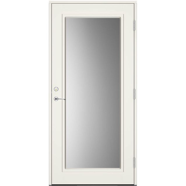 Terassiovi Swedoor Vision Nova W20, maalattu valkoinen NCS S 0502-Y, valkoinen karmi 105mm