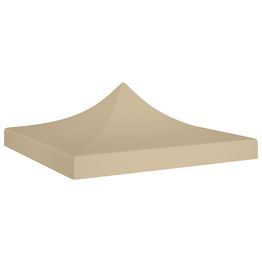 Juhlateltan katto 3x3 m beige 270 g/m²
