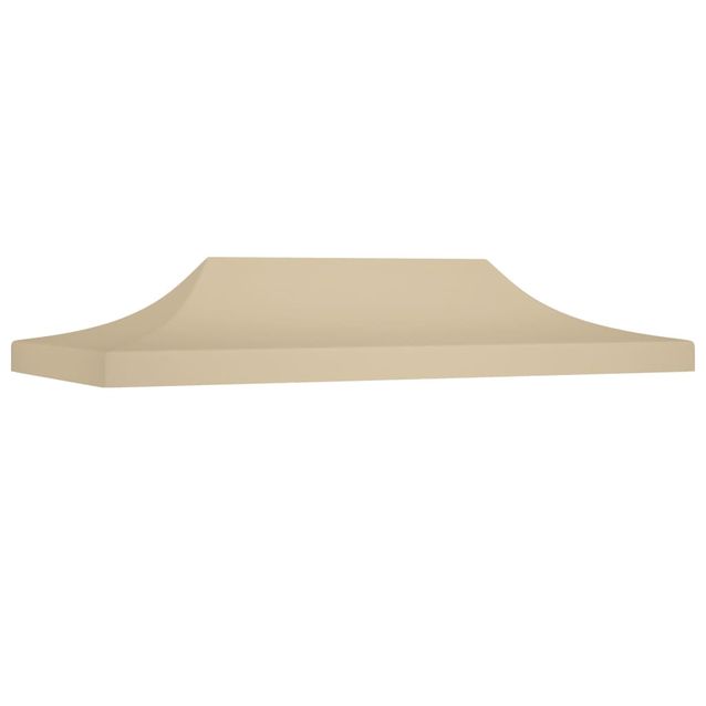Juhlateltan katto 6x3 m beige 270 g neliömetri