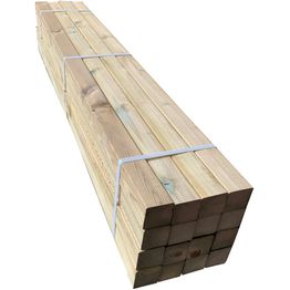 Aitatolppa 48x48x1750mm, talouslaatu, 16kpl nippu