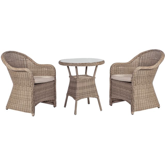 Garden furniture set TOSCANA table and 2 chairs