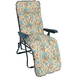 Terassituoli Home4You BADEN-BADEN beige pehmuste, vihreä