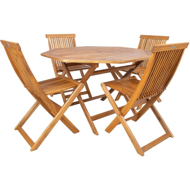 Garden furniture set FINLAY table and 4 chairs