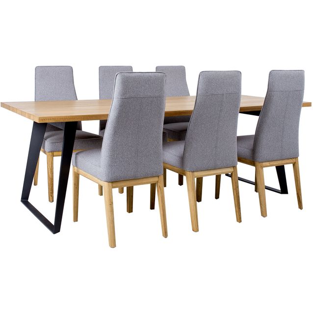 Dining set LISBON table and 6 chairs