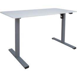 Työpöytä Home4You ERGO OPTIMAL 1-moottorilla 120x60 cm, valkoinen