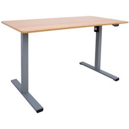 Työpöytä Home4You ERGO OPTIMAL 1-moottorilla 120x60 cm, tammi, ruskea