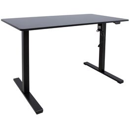 Työpöytä Home4You ERGO OPTIMAL 1-moottorilla 120x60 cm, musta