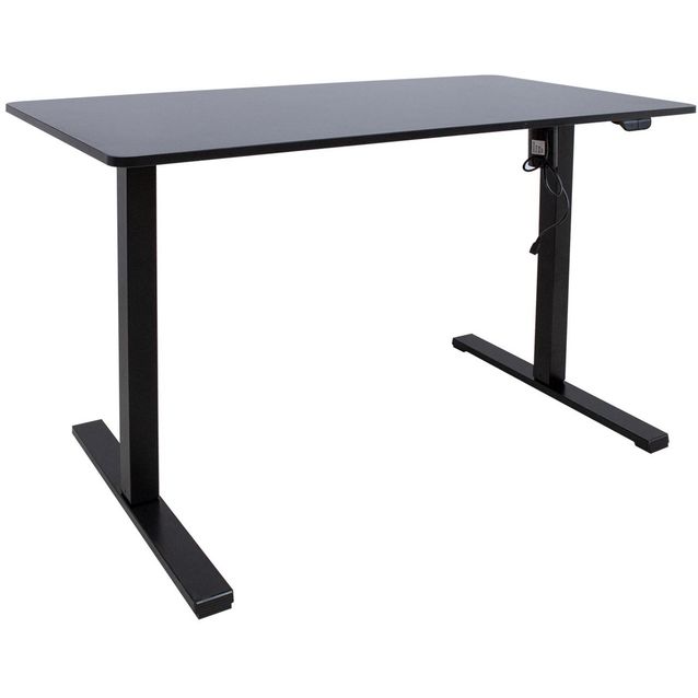 Desk ERGO OPTIMAL with 1 motor 120x60xH71-116cm, black