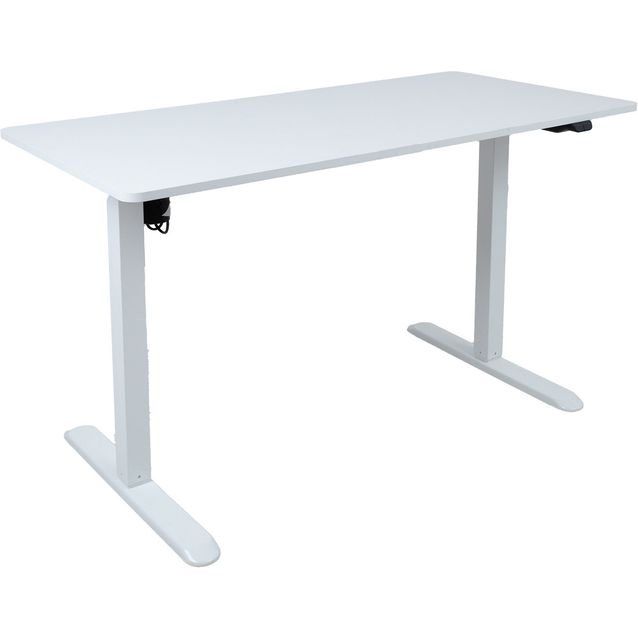 Desk ERGO LIGHT with 1 motor 120x60xH73-118cm, white