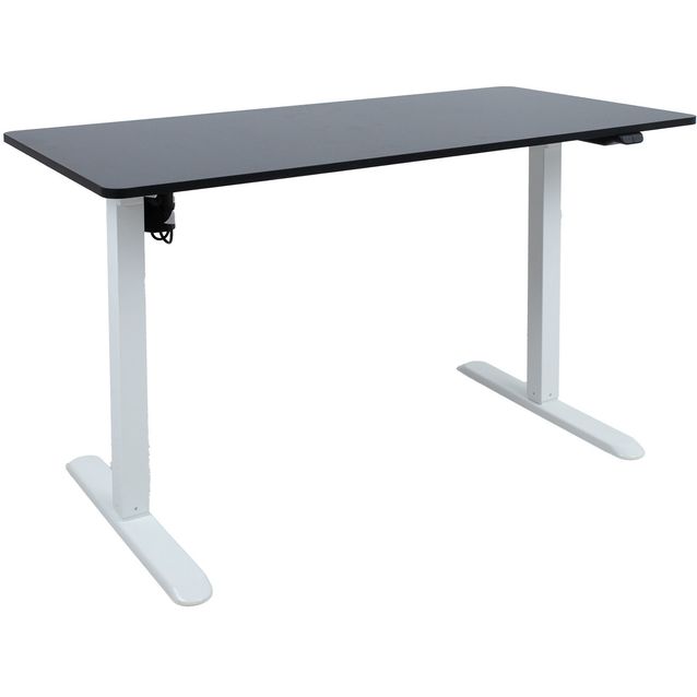 Desk ERGO LIGHT with 1 motor 120x60xH73-118cm, black/white