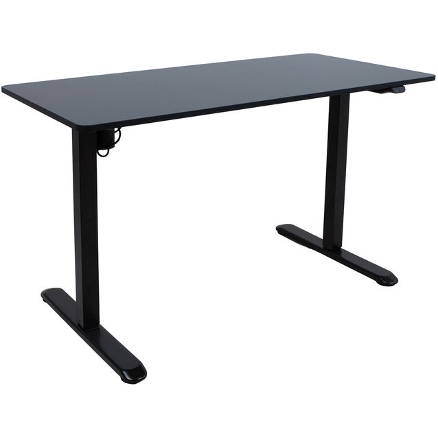 Desk ERGO LIGHT with 1 motor 120x60xH73-118cm, black