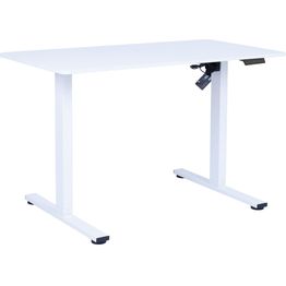 Työpöytä Home4You ERGO FIT 1 moottorilla 120x60xK71,5-116 cm, valkoinen
