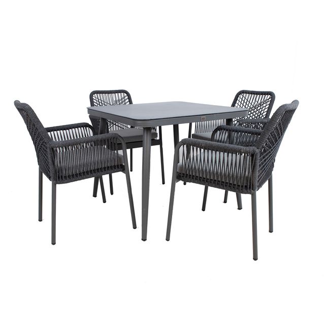 Garden furniture set HELA table and 4 chairs