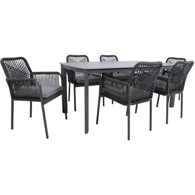 Garden furniture set BEIDA table and 6 chairs