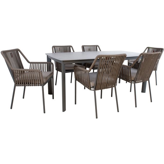 Garden furniture set BEIDA table and 6 chairs