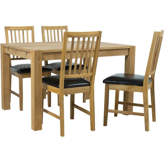 Dining set CHICAGO NEW table 120x90cm and 4 chairs (19551)