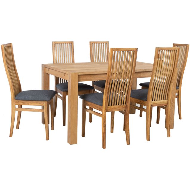 Dining set CHICAGO NEW table 140x90cm and 6 chairs