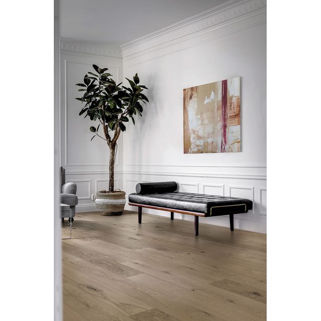 Parketti Kährs Beyond Retro Tammi Frozen Hazelnut 1S ultramattalakattu harjattu