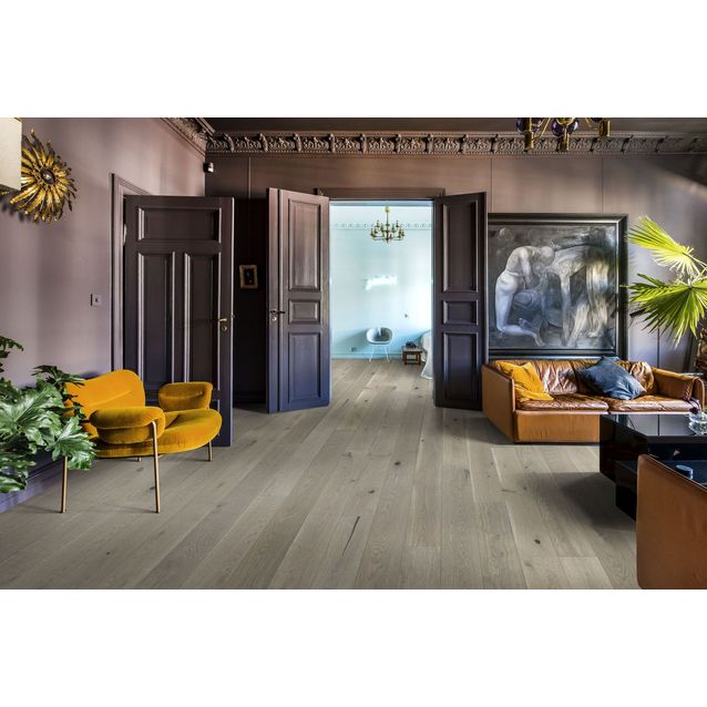 Parketti Kährs Beyond Retro Tammi Pearl Grey 1S ultramattalakattu harjattu