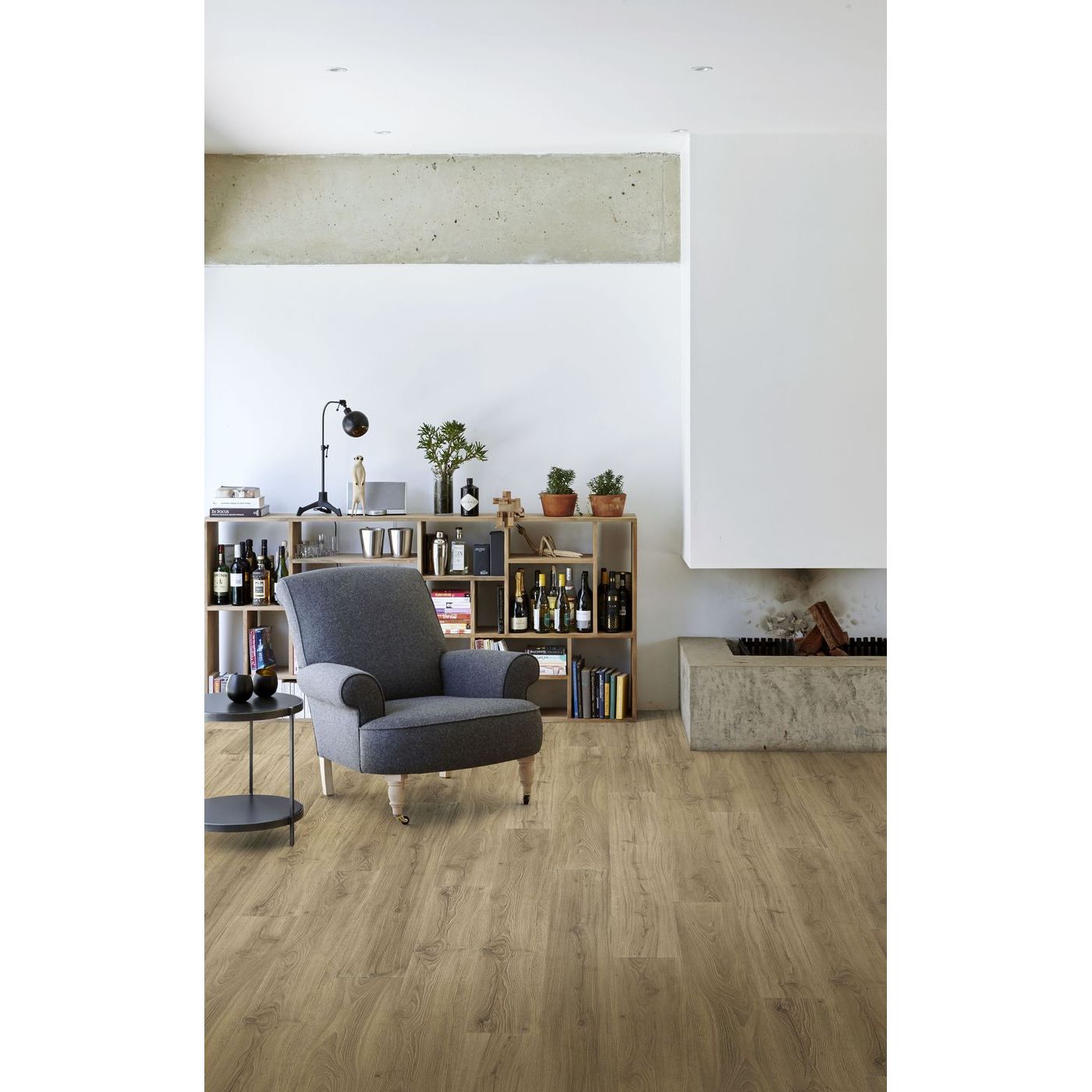 Vinyylilankku Kährs Luxury Tiles Impression Foxall, integroitu askeläänieriste