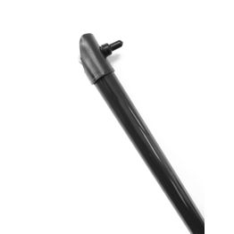 Verkkoaidan tukitolppa Ab Polar, pyöreä 38 mm korkeus 250 cm, harmaa