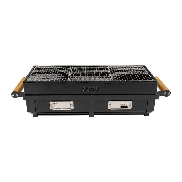 Hibachi-grilli Kamado Sumo Hibachi XL, 60x20cm, musta