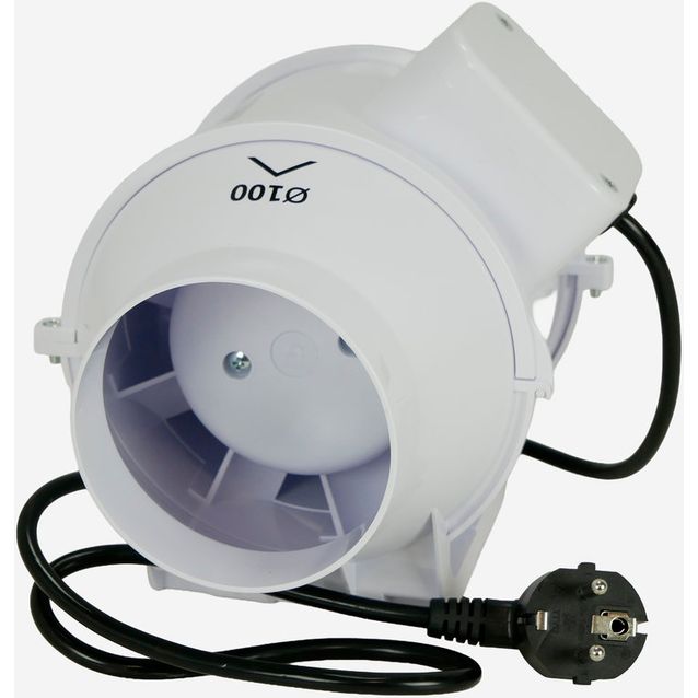 Pikkuvihreä Kanavatuuletin 100 mm 