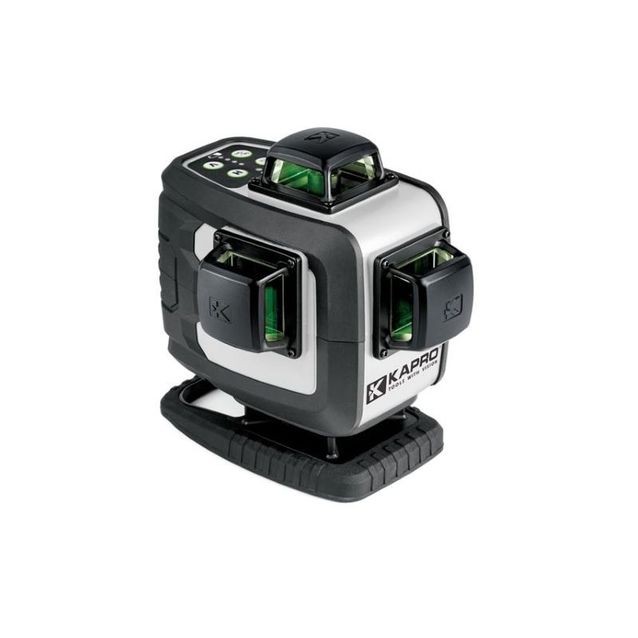 Ristilinjalaser Kapro 884G 4D 4x360°, vihreä