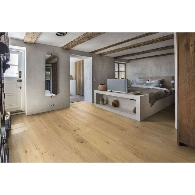 Parketti Karelia Tammi Story 188 Willa Brushed Matt, harjattu, mattalakattu