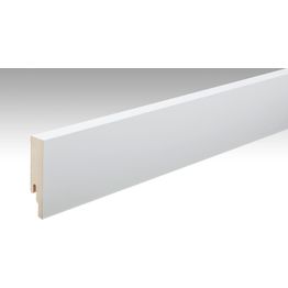 Jalkalista Kährs 15x60x2400mm, suora MDF, valkoinen, maalattu