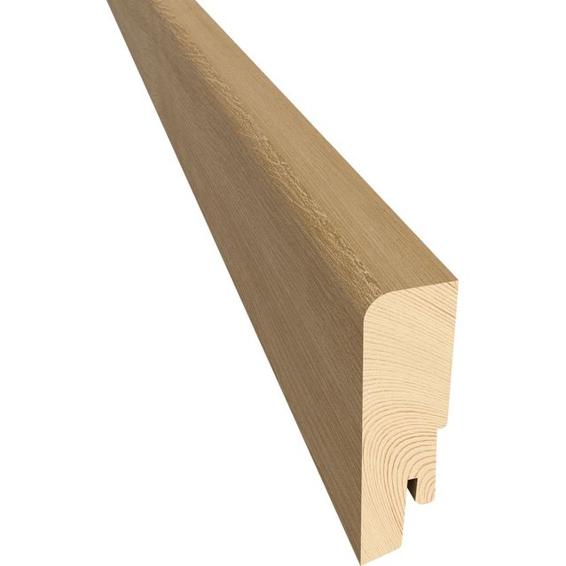 Jalkalista Kährs 16x60x2400mm, viilutettu, eri värejä