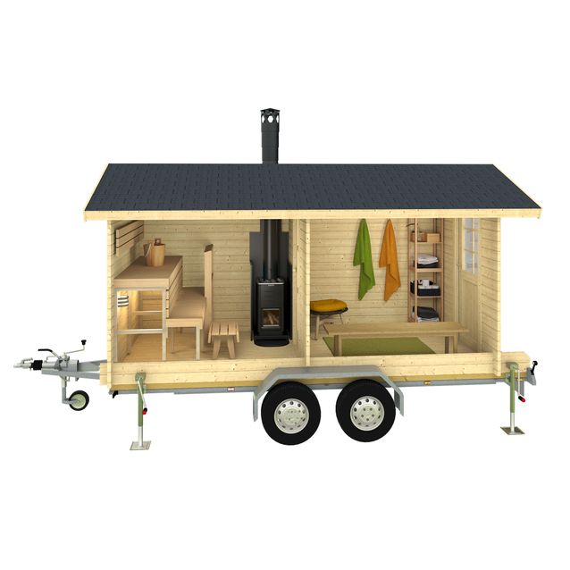 Kärrysauna Tene Maxi 9,6 m²