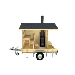 Kärrysauna Tene Mini 6 m², valmiiksi rakennettu