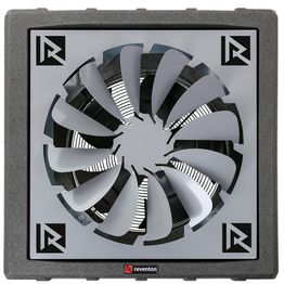 Lämpöpuhallin Reventon HC45-3S 42,0 kW musta + levityssäle 360