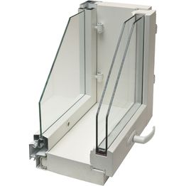 Ikkuna Kaski MSEA 2+1 lasinen thermorakenne, A-malli