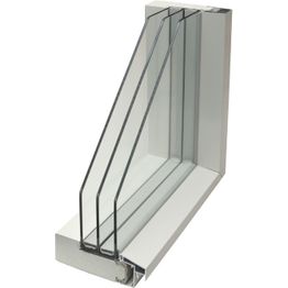 Kiinteä ikkuna Kaski MEKA, 3-lasinen perusrakenne, A-malli