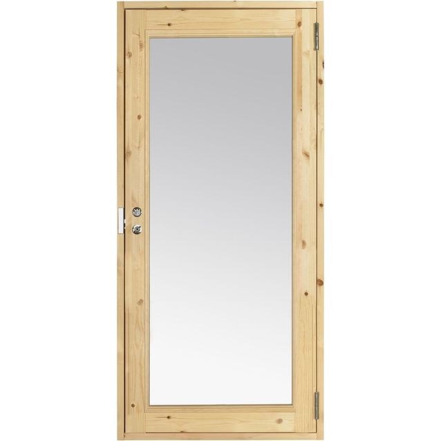 Mökkiovi Kaskipuu ML4A Kokolasinen mittatilausovi ilman ristikkoa