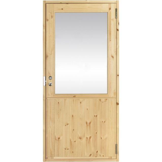 Mökkiovi Kaskipuu ML4A M12 mittatilausovi ilman ristikkoa